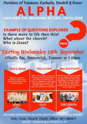 Tramore Parish Alpha Program