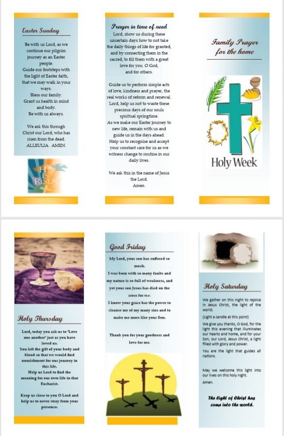 Easter Triduum Prayer Leaflet