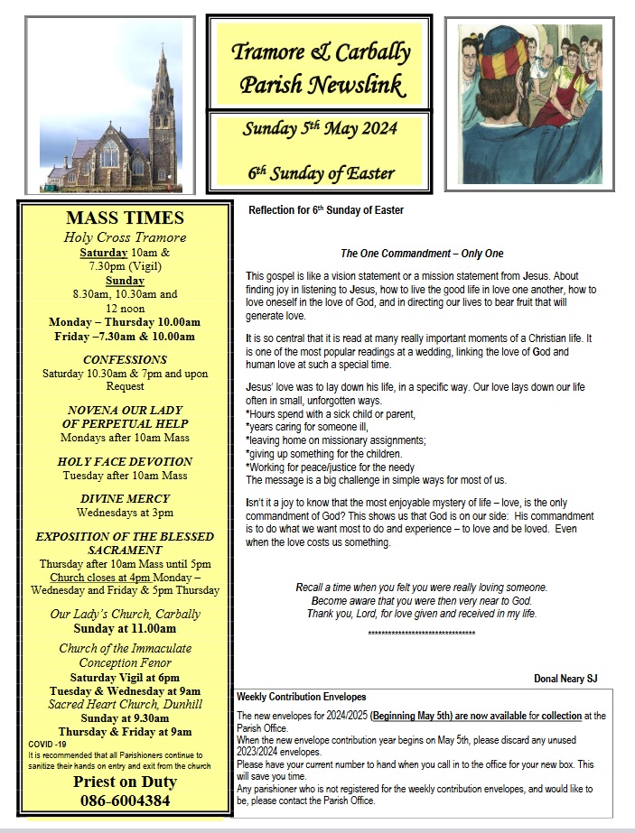 Newsletter 5th May 2024