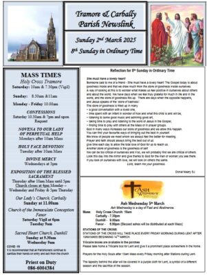 Newsletter 2nd March 2025